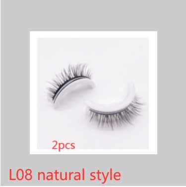 Reusable 3D Mink Lashes Natural False Eyelashes Self Adhesive Fake Glue Free Makeup Eyelash Extension Silk Reusable 3D Mink Lashes Natural False Eyelashes Self Adhesive Fake Glue Free Makeup Eyelash Extension Silk